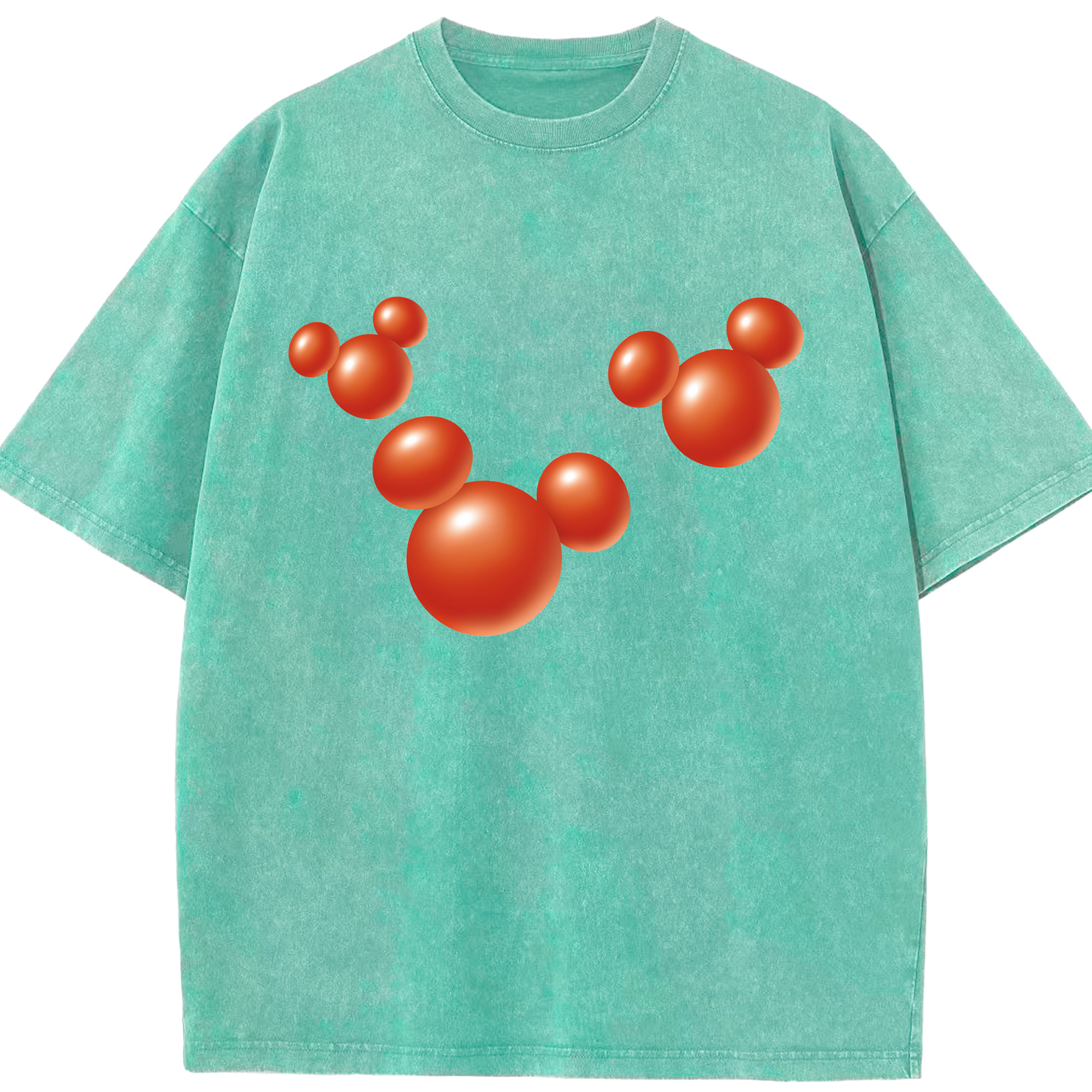 （画像用） ミッキーマウス Mickey Mouse 綿100% ヴィンテージ風 半袖Tシャツ（フロントプリント）